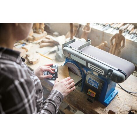 Scheppach BTS900 4 370w Brushless Electric Belt And Disc Sander - 230v