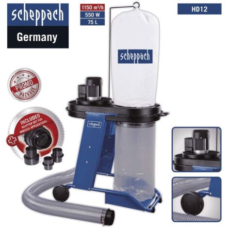 Scheppach HD12 75 L Dust Extractor 230 V