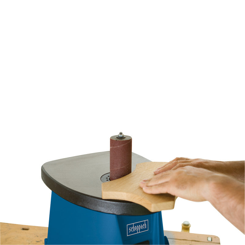 Scheppach OSM100 450W 76mm Oscillating Sander With Sanding Sleeve Kit 230V