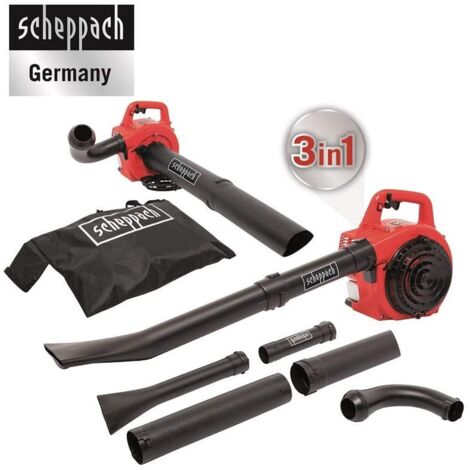  25,4CC PETROL LEAF BLOWER MULCHER VACUUM 1 HP SCHEPPACH LBH2600P