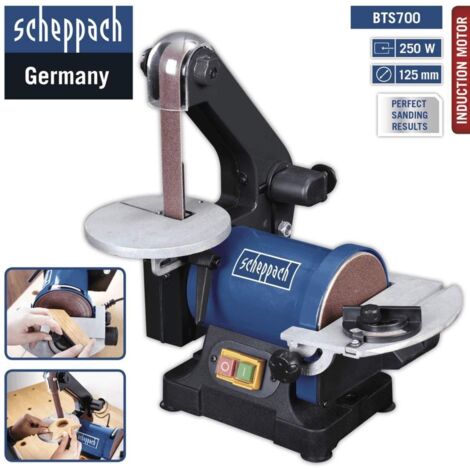  Scheppach BTS700 1 250w Brushless Electric Belt And Disc Sander