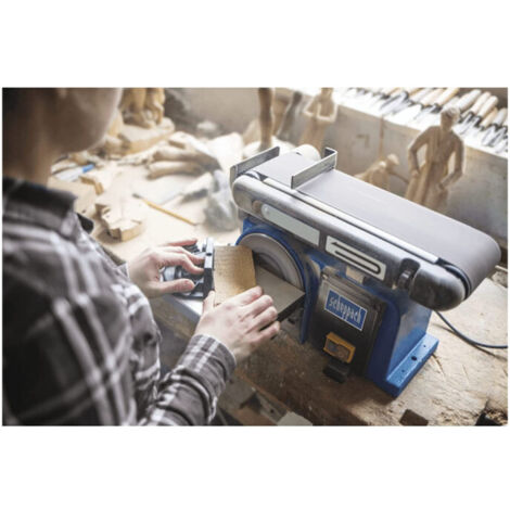  Scheppach BTS900 4 370w Brushless Electric Belt And Disc Sander - 230v