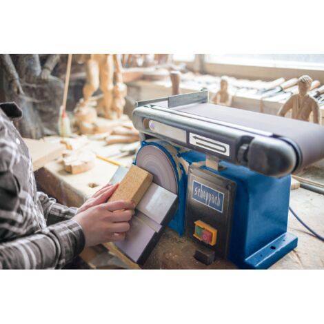  Scheppach BTS900 4 370w Brushless Electric Belt And Disc Sander - 230v
