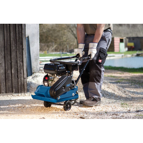  Scheppach HP1100s 5.5hp Petrol Plate Compactor 163cc - 530 X 350mm