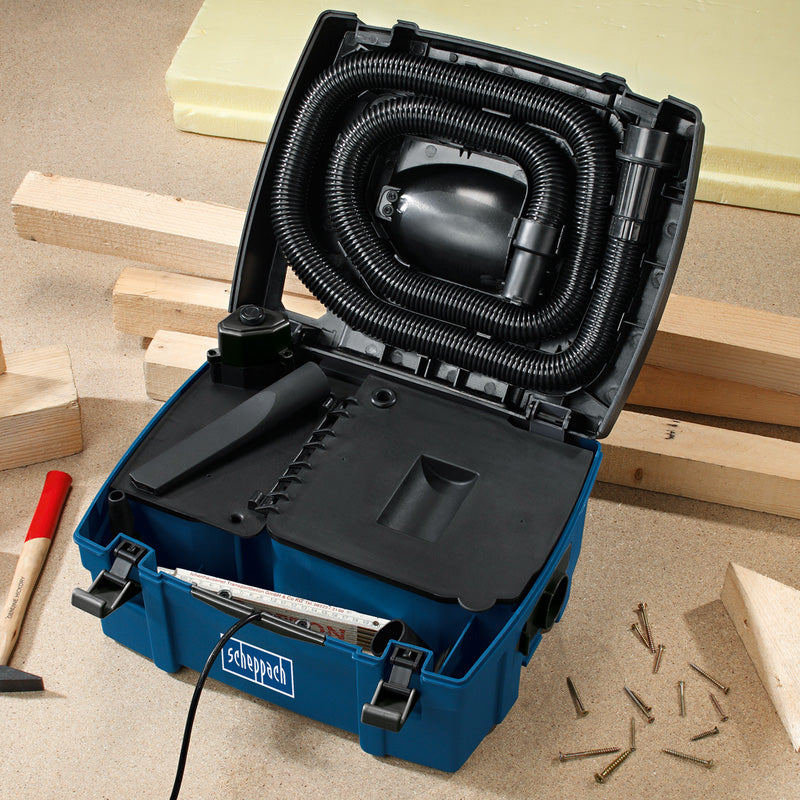  Scheppach HD2P 1250W 3 In 1 Portable Vac 230V
