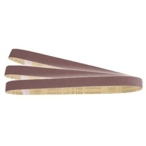  Sanding Belts 762x25 Mm Grit 60/100/180 9 Pcs For Scheppach BTS700