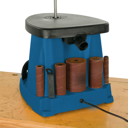  Scheppach OSM100 450W 76mm Oscillating Sander With Sanding Sleeve Kit 230V