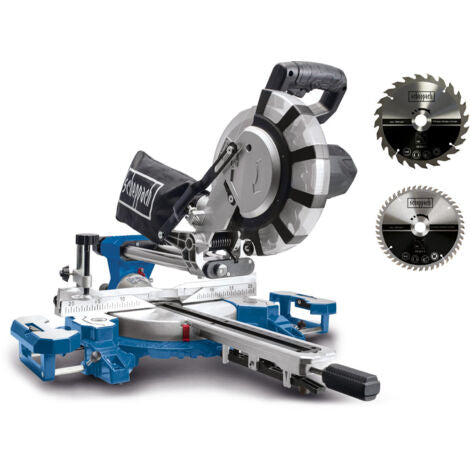  Scheppach 2000W Electric Mitre Saw / Chop Saw With 210mm Blade, 230V HM216X